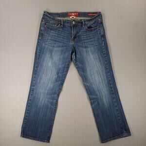 Lucky Brand Jeans By Gene Montesano Sweet N Low Crop Size 8/29 Medium Blue Denim